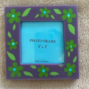 Floral 3x3 Photo Frame